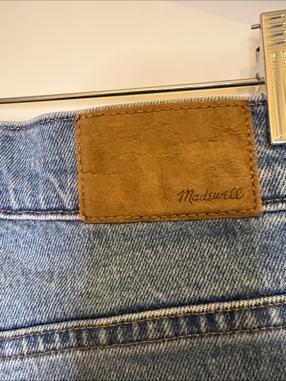 Madewell The Perfect Vintage Mid-Rise Wide-Leg Jean Almanza Wash Blue Size 27 - Picture 12 of 15